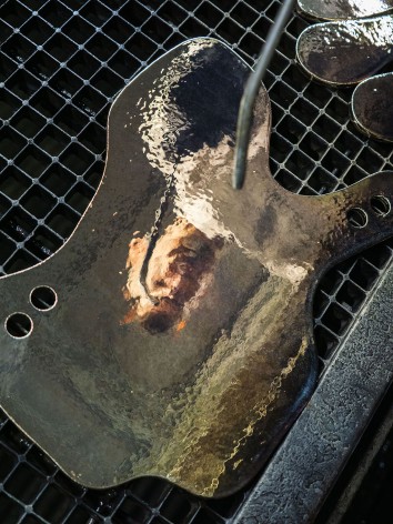 Flora sconce by Kiki Goti for Todd Merrill Studio during production